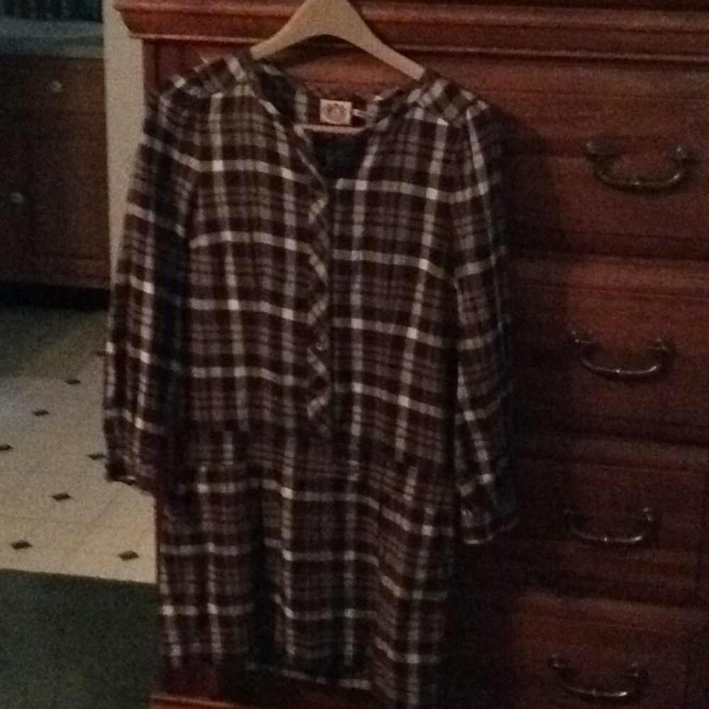 Flannel dress
